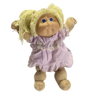 Vintage Cabbage Patch Kids Doll 1985 Blonde Hair/Blue Hair